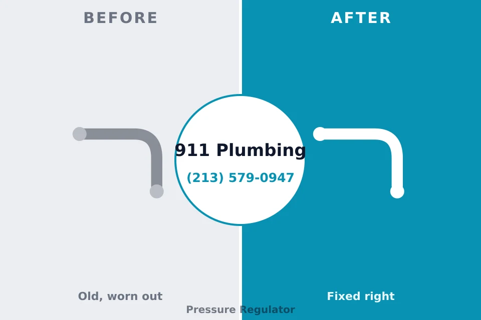Before and after: plumbing repair China Grove, TX